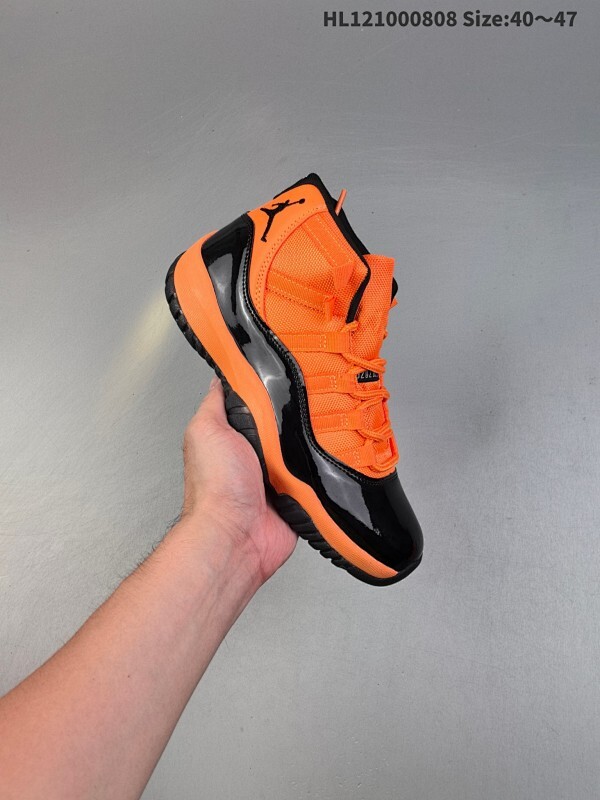 Air Jordan 11 Retro 高帮 橙黑 AJ11 乔丹11代 aj11 乔11 高邦 黑橙 乔丹篮球鞋系列