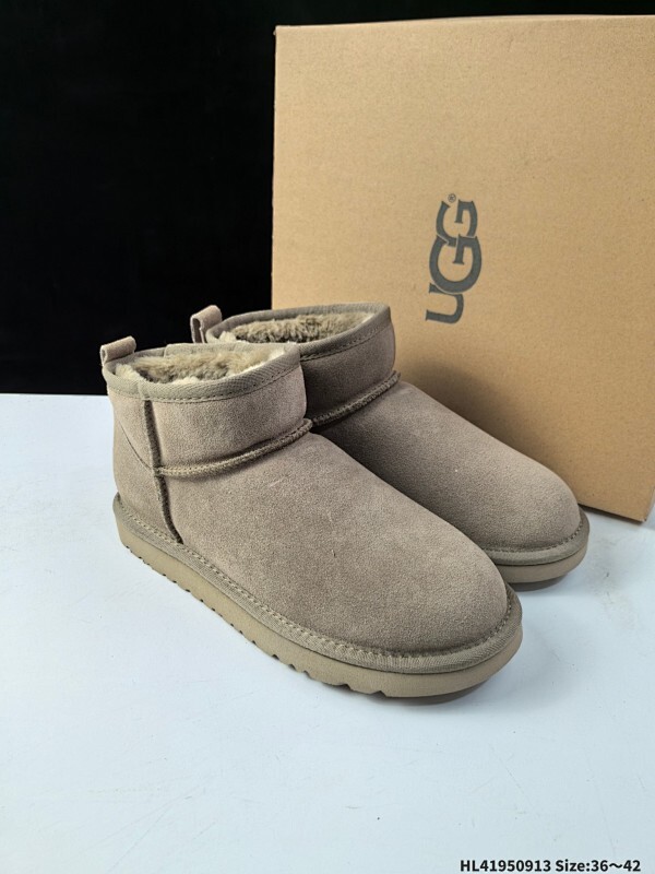 集合  ✅迷你短靴 UGG2023秋冬新款 女士经典迷你厚底短筒靴（特别款）宋妍霏周冬雨明星同款〰️ 原单A级羊皮毛一体保暖性极强！！
