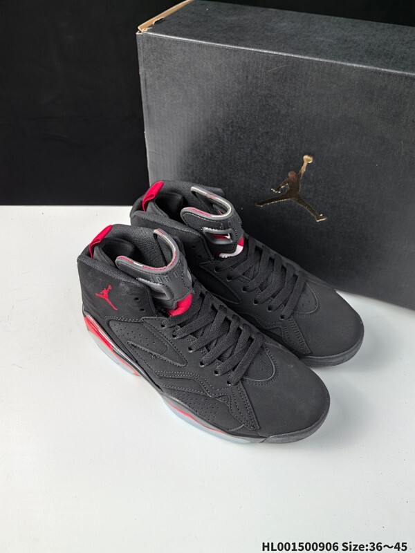 超A 二层 Air Jordan MVP 678 高帮 黑红 AJ678 乔丹678代 aj678 乔678 高邦 黑红 乔丹篮球鞋系列