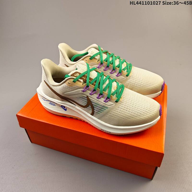 集合二特价110 公司级！耐克 登月39代  Nike Air Zoom Pegasus 39 耐克飞马跑步鞋时尚舒适运动鞋。采用直观设计，不论训练还是慢跑，皆可助你提升跑步表现。轻薄鞋面适合四季