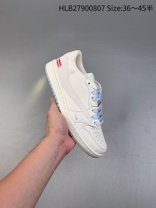 福利特价AJ1倒勾Travis Scott x Air Jordan 1 ” Reverse Mocha “ AJ1乔1 TS 闪电