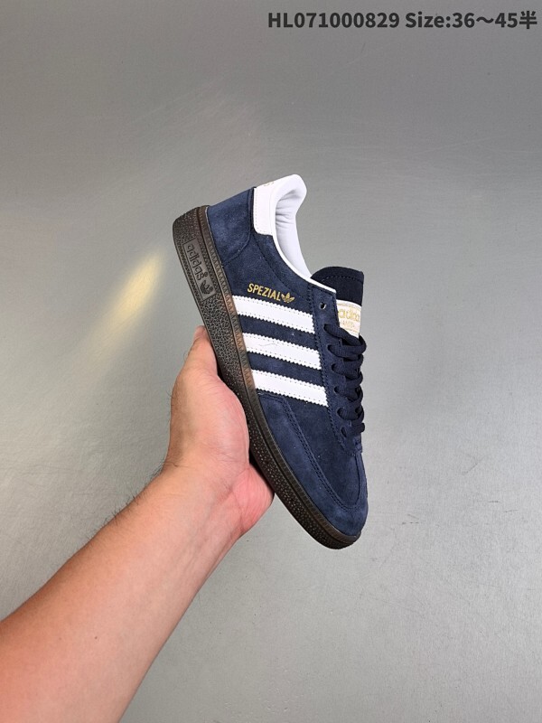 阿迪达斯Adidas Handball Spezial 阿迪达斯经典款 复古休闲板鞋 #全鞋采用反毛皮制作 牛筋耐磨大底