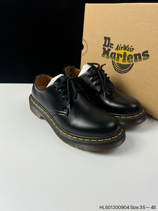 公司级✅Dr.martens马汀博士 Martens 1461 Smooth Leather Platform系列松糕低帮英伦骑士朋克复古机车厚底粗跟 马丁靴