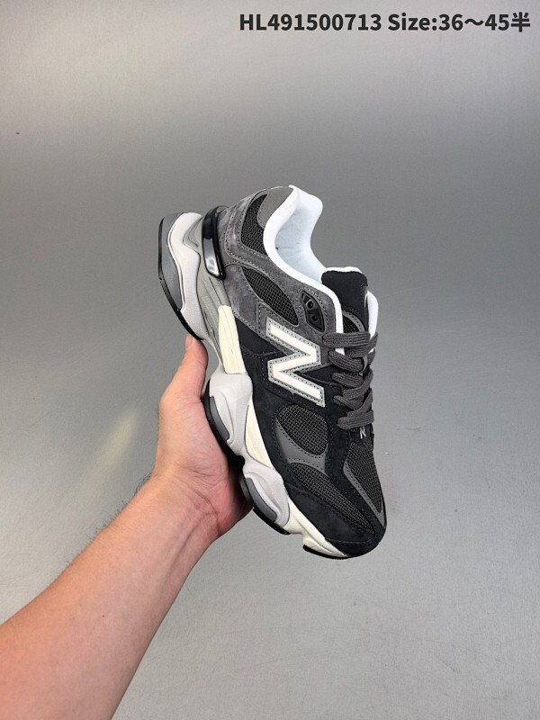 公司级✅New Balance 9060系列 新百伦 复古休闲运动慢跑鞋  鞋面大身由空间双格及磨砂鞋面拼接而生