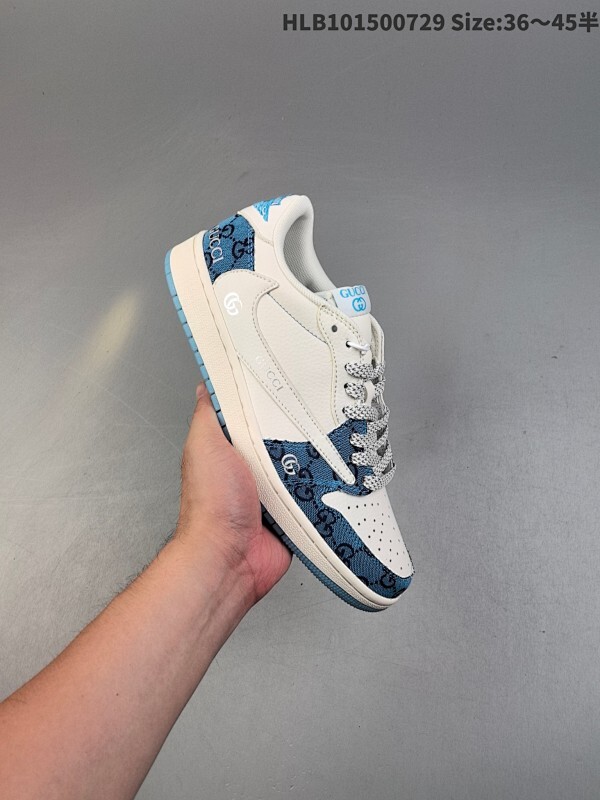 集合 特价福利Nike Air Jordan 1 x Travis Scott AJ1倒勾 乔一倒钩 ‘DIY’定制 耐克 低帮文化篮球鞋