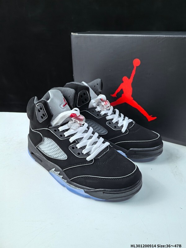 真标带半码 Air Jordan 5 Retro "Black Metallic Reimagined" 高帮 2025 复刻黑银 AJ5 乔丹5代 aj5 乔5 高邦 复刻黑银