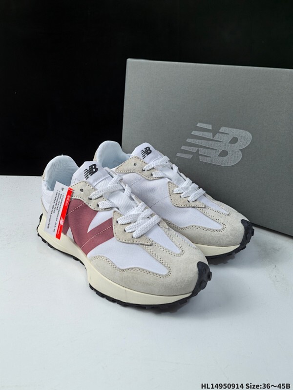 集合  ✅New Balance MS327 复古休闲运动慢跑鞋 以更纯粹的复古风格设计打造的全新造型 侧身还以解构设计 将 N 字标志以做旧压花样式呈现