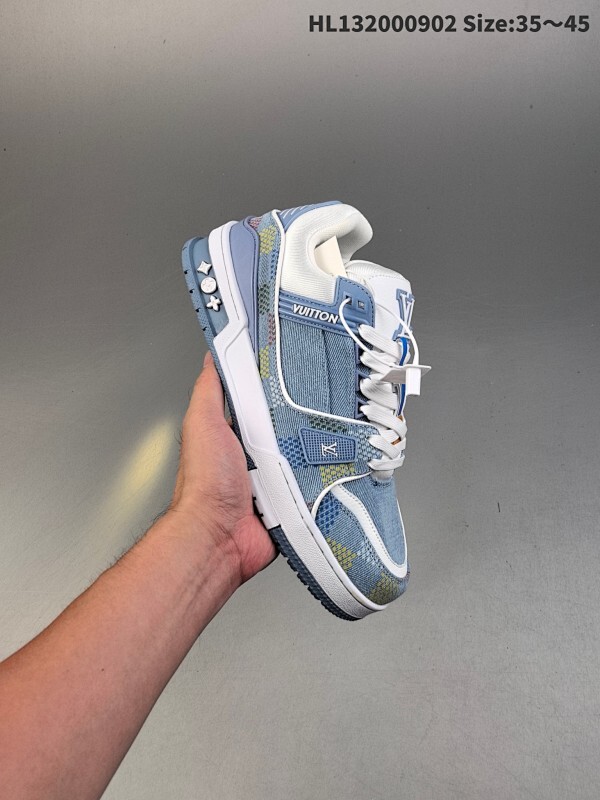 集合  【公司级】路易威登 Louis Vuitton LV路易威登板鞋 时尚运动鞋潮厚底增高男女鞋。舒适防滑底和百搭性霸屏整个时尚娱乐圈，