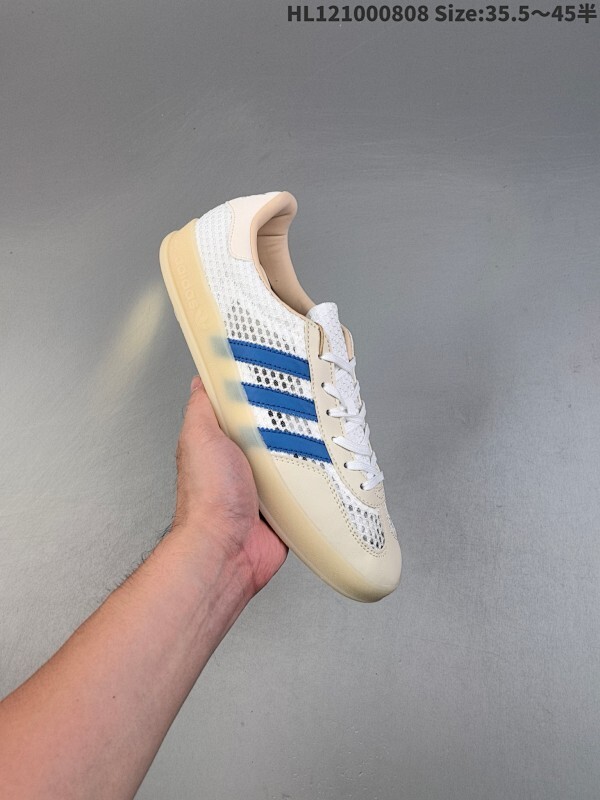 阿迪达斯 Adidas Originals Gazelle Indoor复古三叶草防滑透明橡胶板鞋经典运动鞋