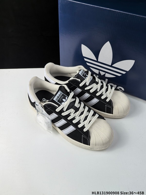 公司级✅Adidas Originals Superstar 阿迪达斯 三叶草 贝壳头’DIY’系列低帮经典百搭休闲运动板鞋