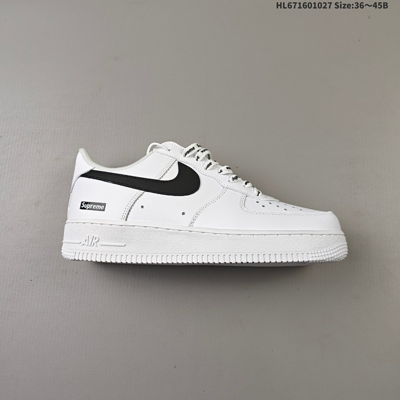 集合160 公司级✅NIKE AIR FORCE 1‘07 原楦头原纸板 打造纯正低帮空军版型 专注外贸渠道 全掌内置蜂窝气垫  原盒配件 原厂中底钢印、拉帮完美  货号:CU9225-102 S