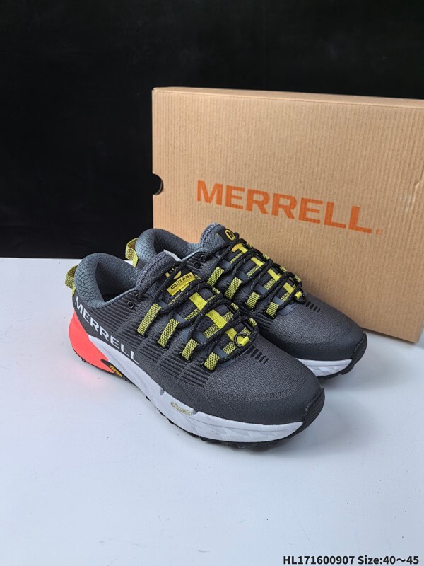 集合 公司级✅WILD THINGS × MERRELL迈乐 AGILITY PEAK 4 简约舒适蜂鸟户外 织物防滑耐磨透气 低帮 越野跑步鞋