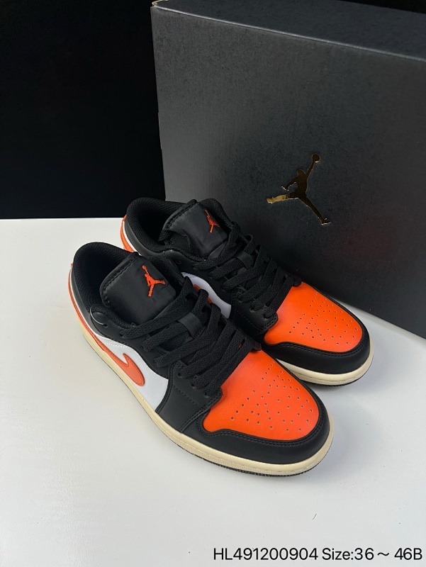 Air Jordan 1 Low "Shattered Backboard" 低帮 扣碎篮板 AJ1 乔丹1代 aj1 乔1 低邦 黑白橙 男女同款 乔丹篮球鞋系列 2025年
