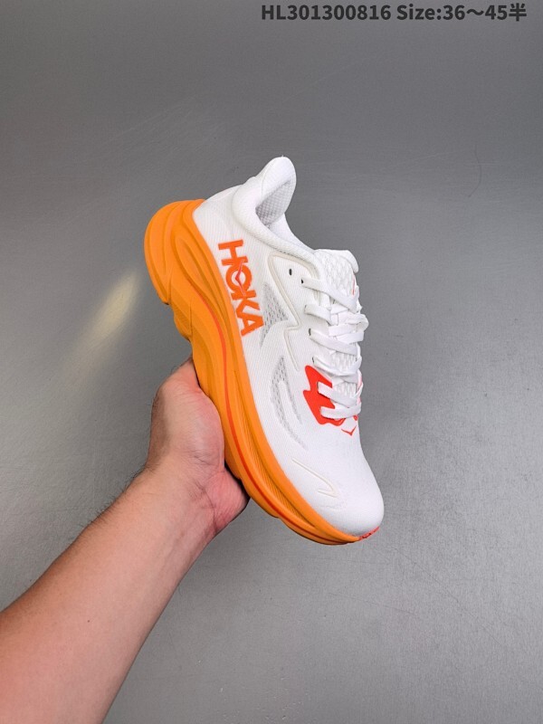 公司级✅HOKA M CLIFTON 10 轻量低帮户外越野跑鞋 户外山脉越野轻量运动跑鞋