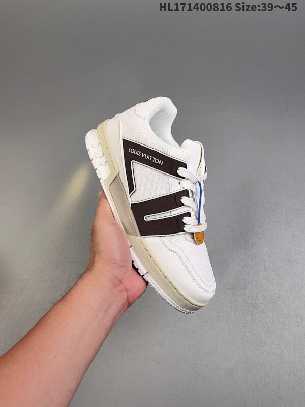 真标✅Louis Vuitton Trainer Sneaker Low 全新 LV 路易威登 休闲运动文化百搭板鞋