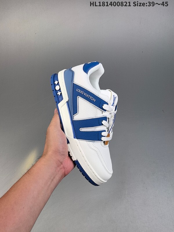 集合  真标✅Louis Vuitton Trainer Sneaker Low 全新 LV 路易威登 休闲运动文化百搭板鞋