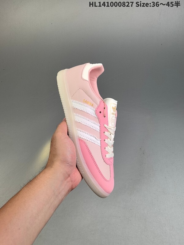 真标✅Adidas Originals Samba 桑巴舞系列阿迪达斯 三叶草 绅士德训足球风百搭低帮休闲运动板鞋