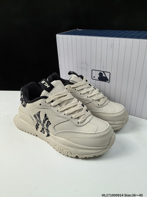 集合 真标✅MLB Chunky Runner Basic 休闲百搭 潮流百搭 厚底增高休闲 防滑耐磨 低帮 老爹鞋 货号:3ASXP025N