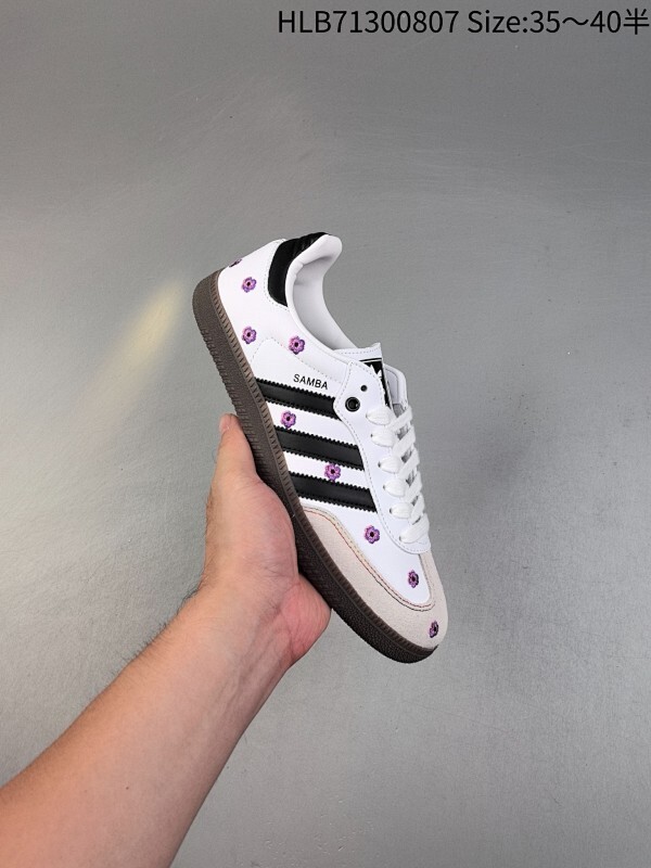 集合  公司级✅Adidas Originals Samba OG ‘DIY’桑巴舞系列 阿迪达斯 三叶草绅士德训足球风百搭低帮休闲运动板鞋