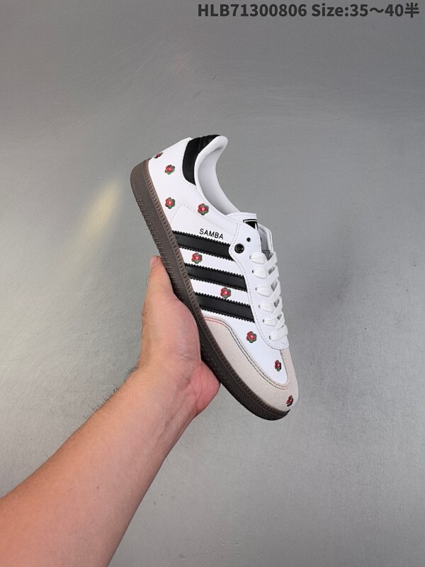 阿迪达斯 德训鞋 ADIDAS ORIGINALS SAMBA OG SHOES 经典运动鞋小白鞋「T头鞋」女板鞋