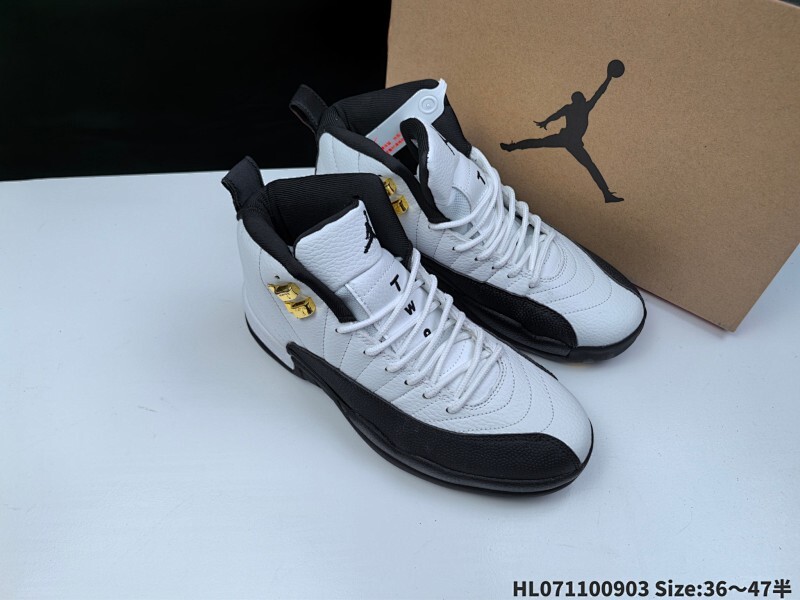 集合  Air Jordan 12 Retro "Blue Berry" 高帮 白蓝黑 AJ12 乔丹12代 aj12 乔12 高邦 白黑蓝 乔丹篮球鞋系列