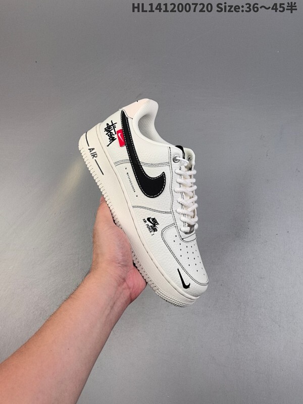 Air Force 1  原装级别 原楦头原纸板 打造纯正空军版型专注外贸渠道 全掌内置蜂窝气垫 原盒配件 原厂中底钢印、拉帮完美