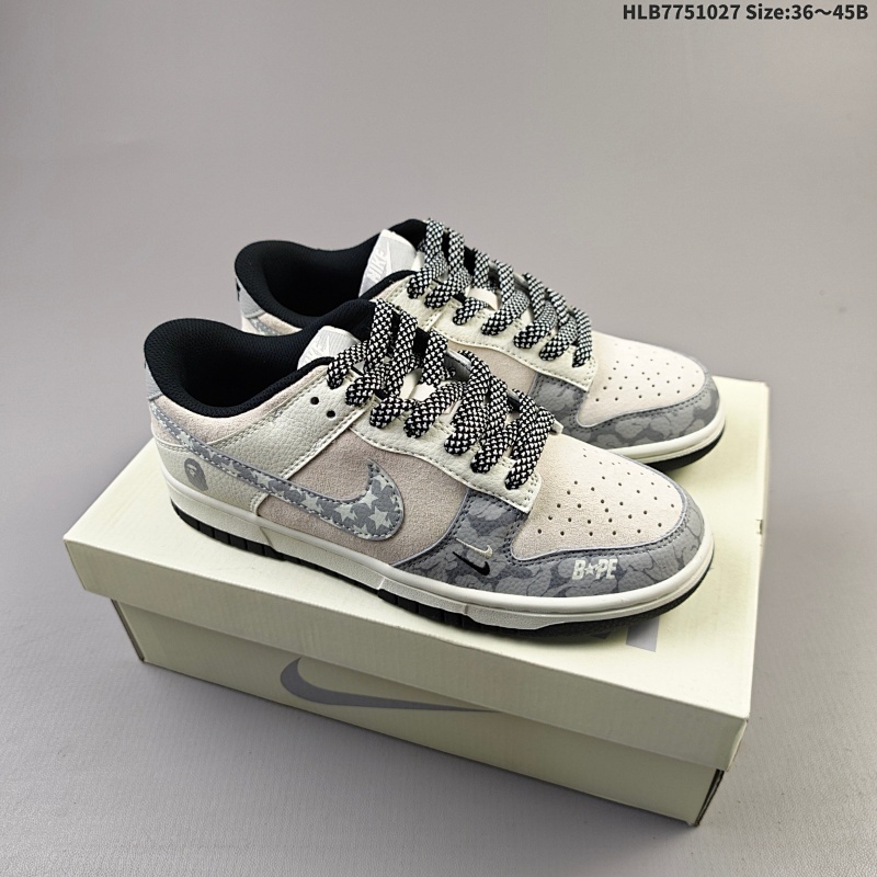集合特价75 公司级✅NK Dunk Low Retro “DIY高端定制” 低帮休闲运动板鞋 原装头层材料 用料绝不含糊 独家版型蒸餾加工帶來的是更好的视觉和脚感体验 清洁度 电绣工艺 皮料切割
