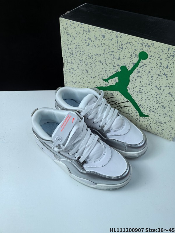 Air Jordan 4 RM WMNS "Chrome" 重置银白色 AJ4 乔丹4代 aj4 乔4 银白色 男女同款 乔丹篮球鞋系列