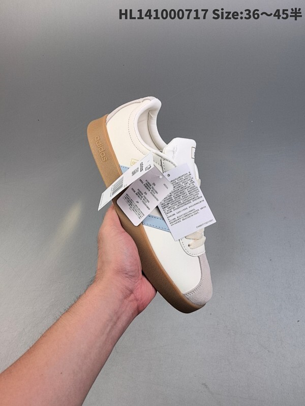 ✅Adidas Neo VL Court 2.0 百搭单品 绒面麂皮防滑耐磨轻便低帮板鞋 整双鞋以传统的低帮呈现的清新造型 鞋头优先头层反毛皮