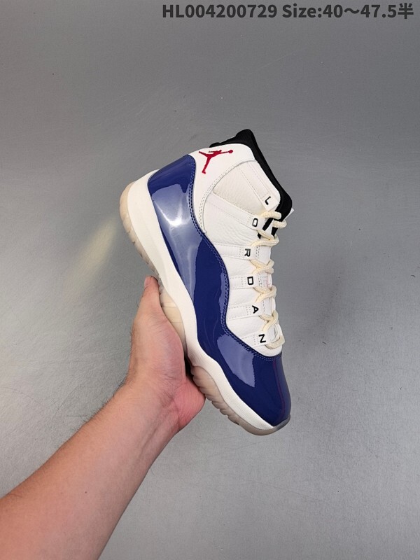 Air Jordan 11 Retro "Rare Air" 高帮 白蓝 AJ11 乔丹11代 aj11 乔11 高邦 海军蓝 皇家蓝