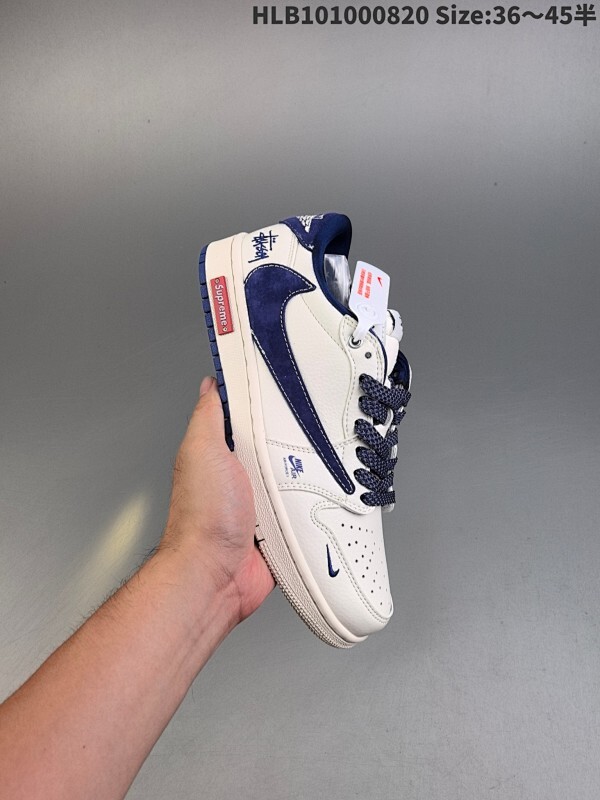 集合特价 AJ1倒勾Travis Scott x Air Jordan 1 ” Reverse Mocha “ AJ1乔1 TS 闪电 联名倒钩 低帮文化篮球鞋