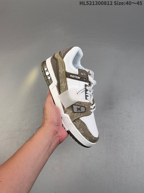 真标✅Louis Vuitton Trainer Sneaker Low 全新 LV 路易威登 休闲运动文化百搭板鞋