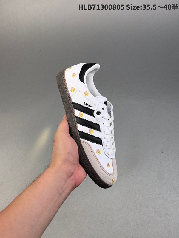 集合 公司级✅Adidas Originals Samba OG ‘DIY’桑巴舞系列 阿迪达斯 三叶草绅士德训足球风百搭低帮休闲运动板鞋