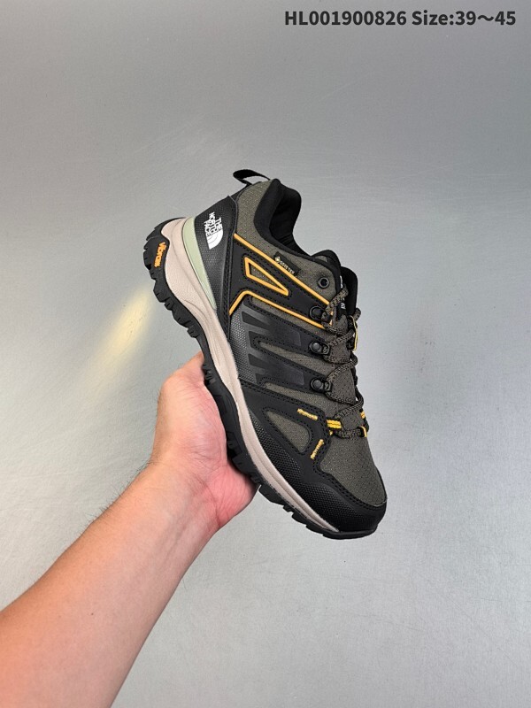 公司级 The North Face Gore-Tex Hedgehog系列 北面 刺猬系列 低帮 军绿色 黑绿 舒适防滑耐磨透气防水低邦短筒户外靴徒步鞋