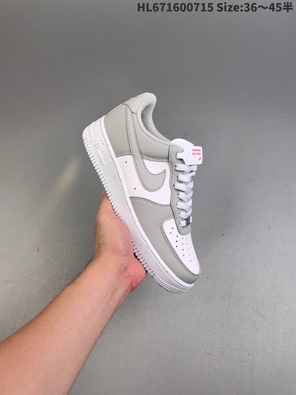 公司级✅NIKE AIR FORCE 1‘07 原楦头原纸板 打造纯正低帮空军版型 专注外贸渠道 全掌内置蜂窝气垫