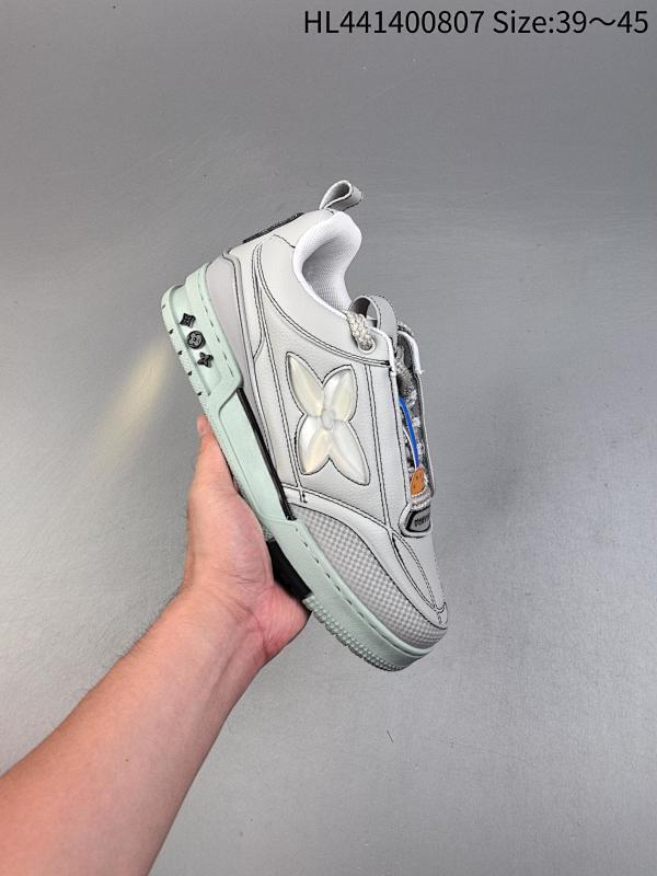 真标✅Louis Vuitton Trainer Sneaker Low 全新 LV 路易威登 休闲运动文化百搭板鞋