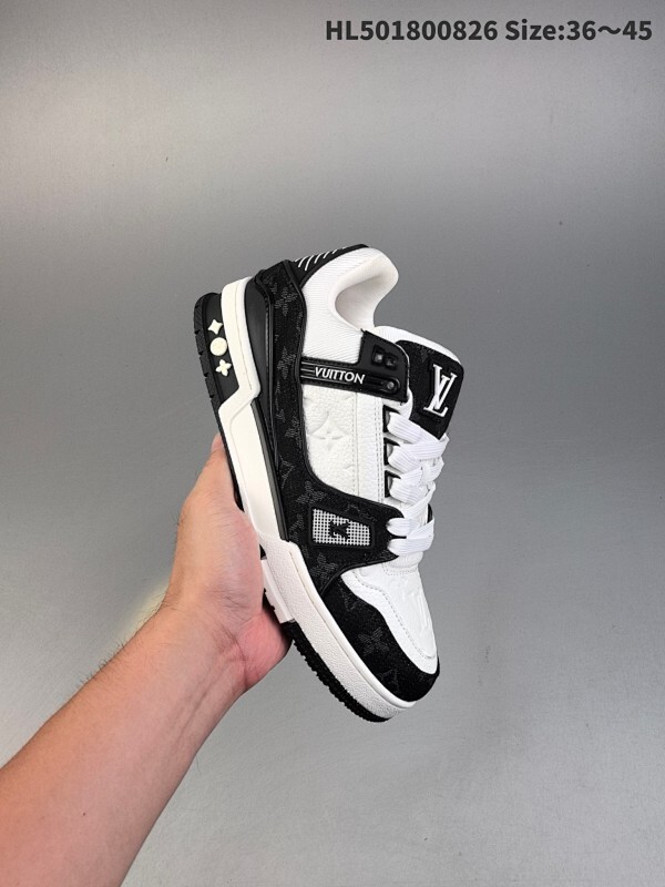 集合  【公司级】路易威登 Louis Vuitton LV路易威登板鞋 时尚运动鞋潮厚底增高男女鞋。舒适防滑底和百搭性霸屏整个时尚娱乐圈，