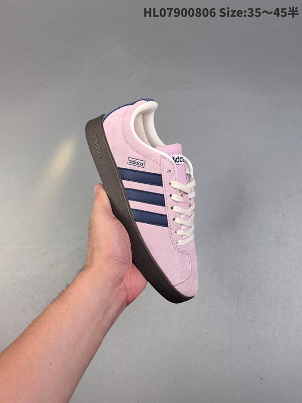 集合  AD Neo VL Court CLASSIC 阿迪三叶草 绒面麂皮防滑耐磨轻便低帮板鞋  三叶草休闲复古运动板鞋