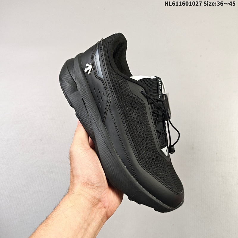 集合160 迪桑特DESCENTE ENERZITE LAVITATE 2.0 KNIT 时尚防滑 低帮跑步鞋 针织网布无缝拼接鞋面轻薄通透减少摩擦 进口Z FOAM缓震中底 舒适回弹动能加成 部