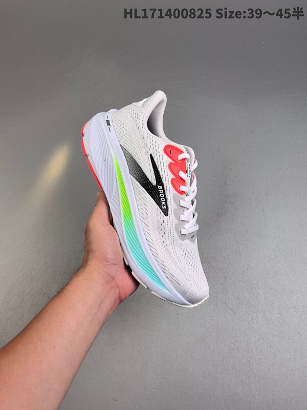 公司级✅Brooks布鲁克斯 Ghost 17 网面时尚 网布耐磨透气 低帮 休闲跑步鞋