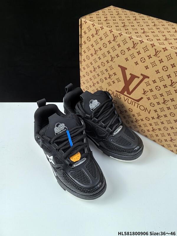 真标✅Louis Vuitton Trainer Sneaker Low 全新 LV 路易威登 休闲运动文化百搭板鞋