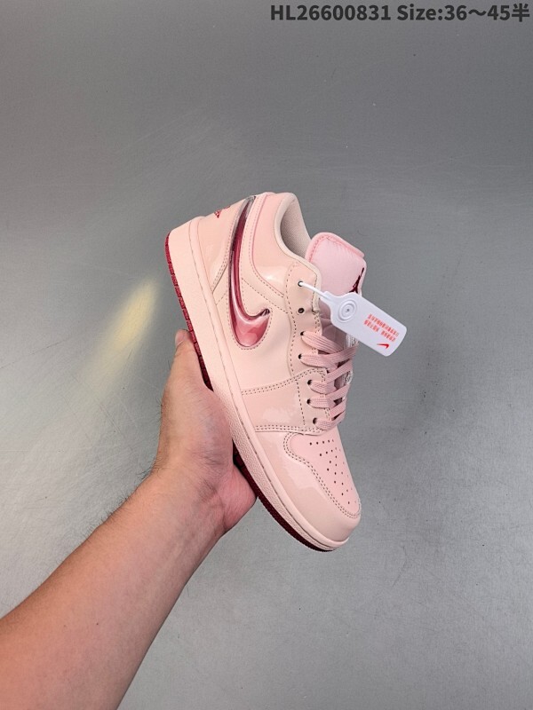特价福利 Air Jordan 1 Low "Valentine's Day" 低帮 情人节限定 粉红 AJ1 乔丹1代 aj1 乔1 低邦 白粉红果冻勾 乔丹篮球鞋系列