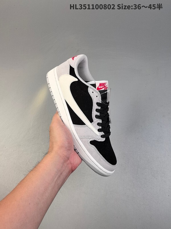 耐克Travis Scott x Fragment Design x Air Jordan 1 Low OG SP AJ1 乔1  联名 低帮文化休闲板鞋