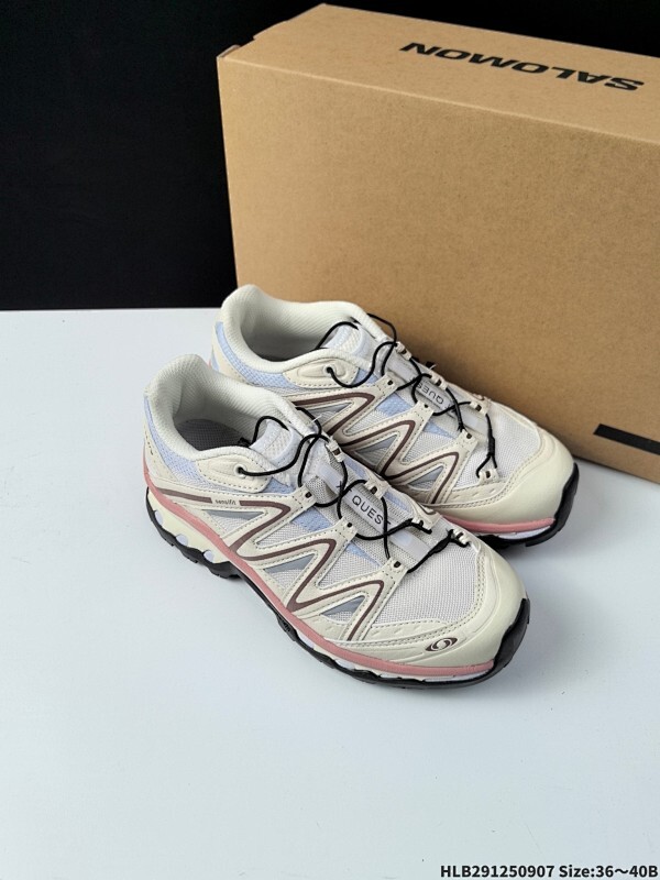 Salomon XT-QUEST ADV 萨洛蒙户外越野跑鞋 鞋面采用SENSIFIT贴合技术 全方位贴合包裹脚型 鞋跟部鞋底牵引设计