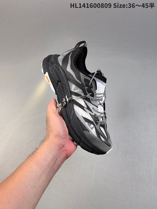 公司级✅HOKA ONE ONE Mafate Speed 4 Lite 舒适百搭防滑保暖 低帮 休闲跑步鞋