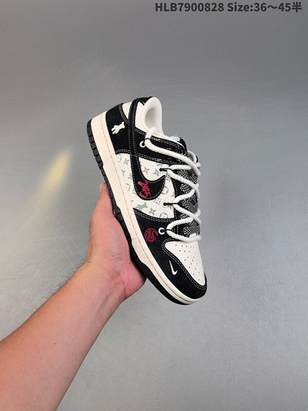 集合特价‼️  公司级✅Nike Dunk Low Retro ‘DIY高端定制’耐克 低帮休闲运动板鞋 原装头层材料