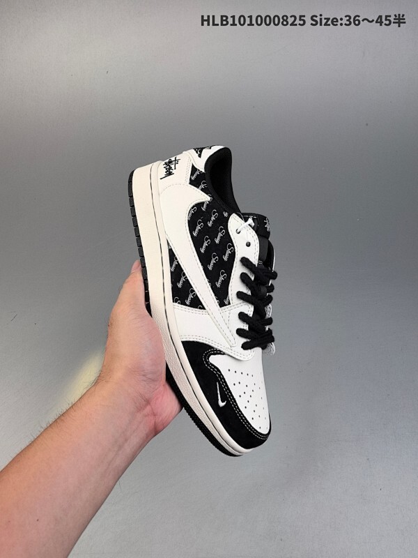 集合特价‼️  公司级✅Nike Air Jordan 1 x Travis Scott AJ1倒勾 乔一倒钩 ‘DIY’定制 耐克 低帮文化篮球鞋