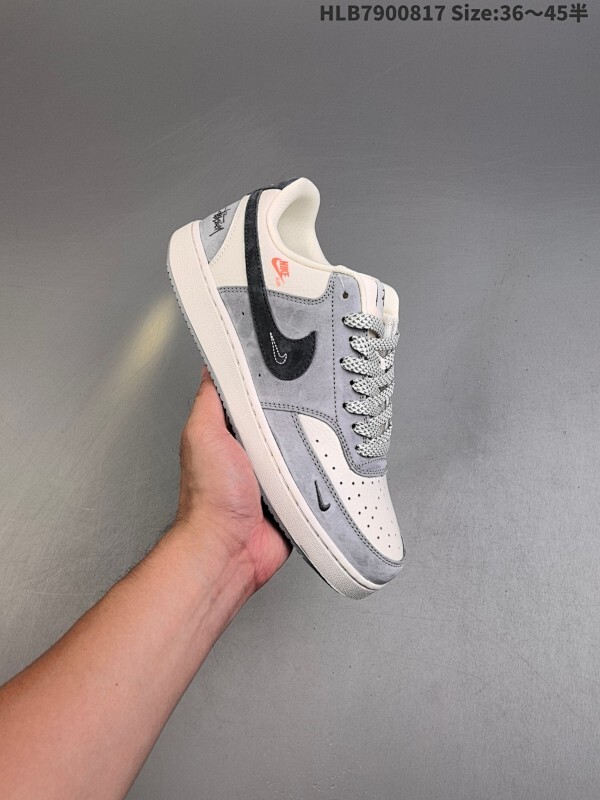 NIKE COURT VISION LO联名 低帮百搭 透气休闲运动板鞋