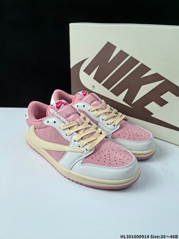 集合 真标✅Nike Air Jordan 1 x Travis Scott AJ1倒勾 乔一倒钩 耐克 低帮文化篮球鞋