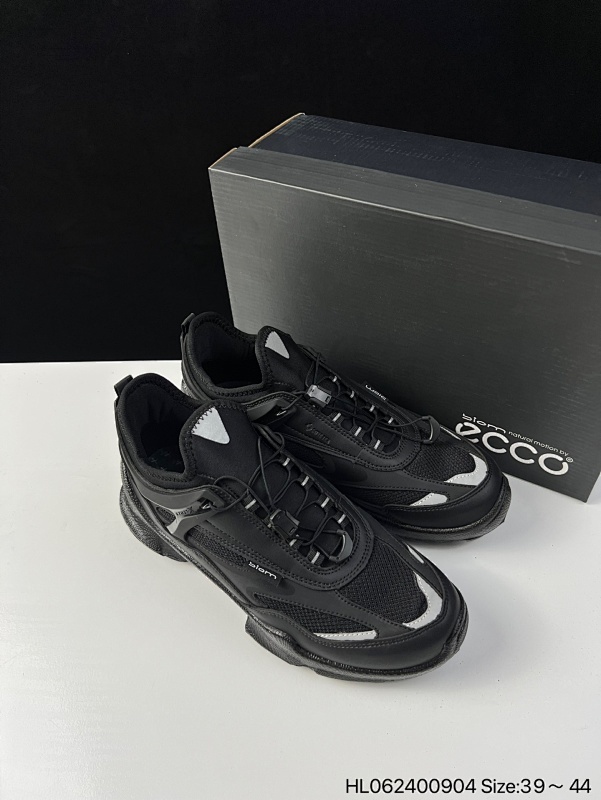 爱步25年Ecco 2.2皮面经典BIOM 经典和现代工艺品质融合 精选意大利小牛皮面料 百搭休闲老爹鞋